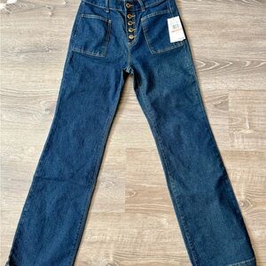 Michael Kors Dark Blue Flare Jeans